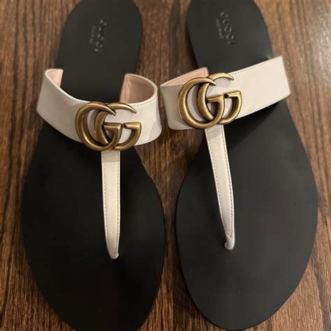 gucci marmont sandals dupe|gucci marmont leather thong sandals.